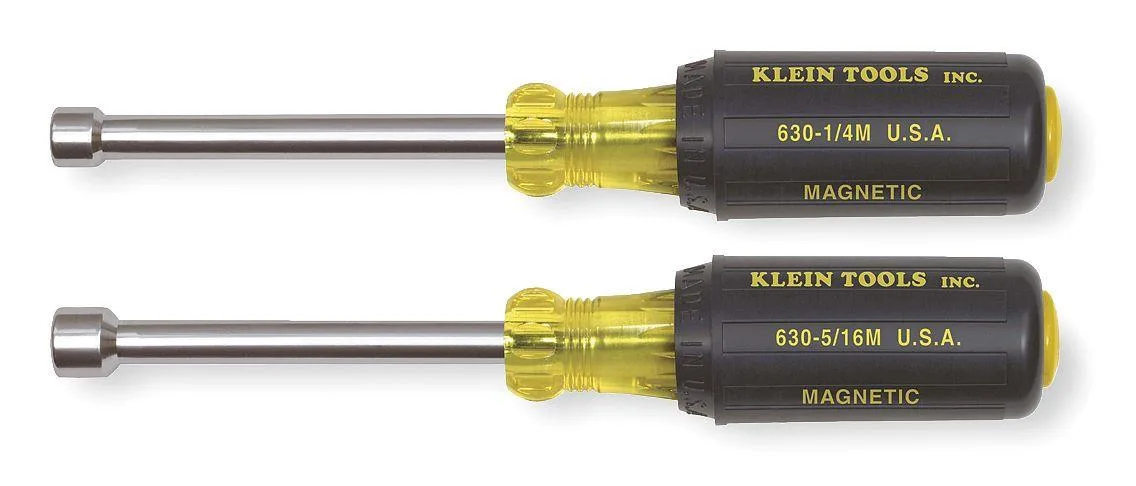 Klein Tools Klein Tools 630M 2 pc hollow magnetic nutdriver set — product photo