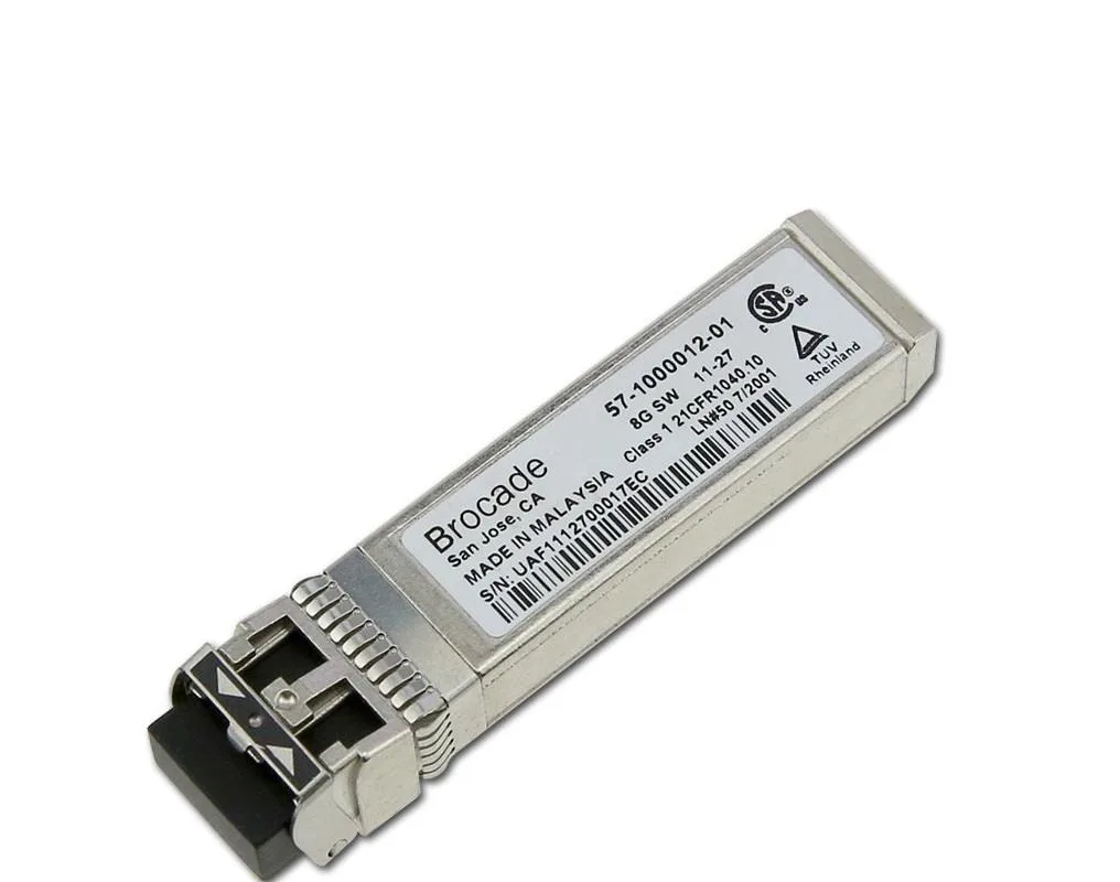Brocade Brocade 8GB SFP+ 850NM Transceiver XBR-000148 57-1000012-01 (8-Pack) — product photo