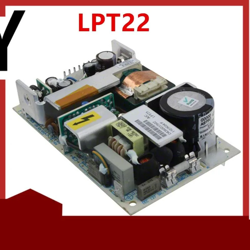 KHACHIMO LPT22 ATX power supply unit, rectangular metal casing, matte black finish
