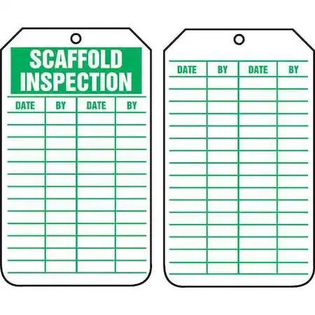 Accuform Signs Accuform Signs TRS317CTP Inspection Tag Pack of 25 — product photo