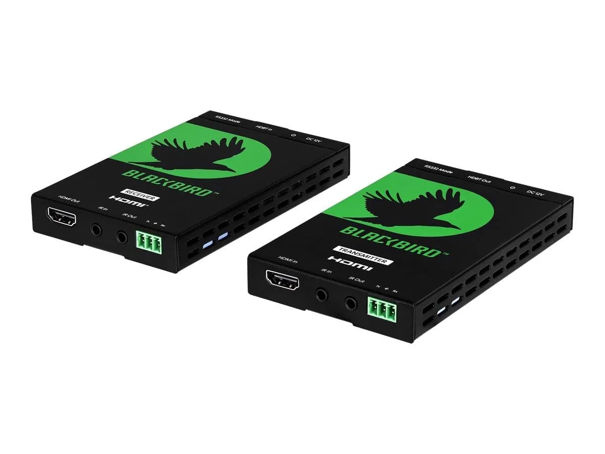 Monoprice Inc. Monoprice 121609 Blackbird 4K Pro HDBaseT Extender Kit IR 70m PoC RS232 HDCP 2.2 — product photo