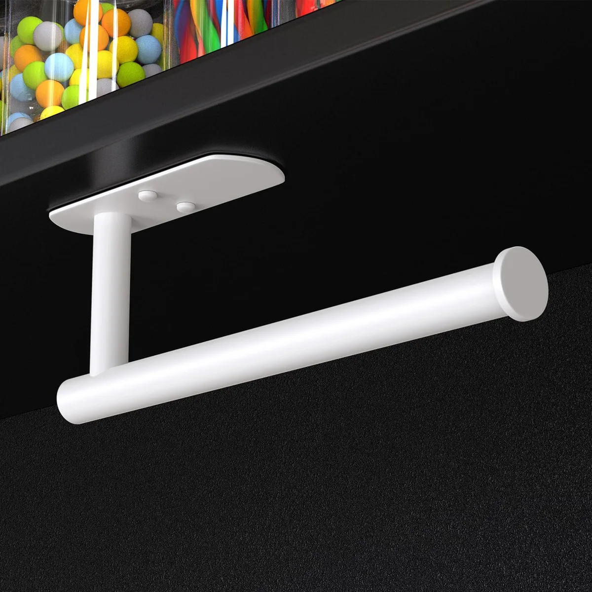 VAEHOLD Self-Adhesive Paper Towel Holder White Stainless Steel — product photo