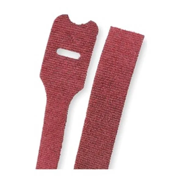 Panduit Panduit HLTP2I-X12 8 in 0.5 in Maroon Nylon Hook-and-Loop Cable Tie PK 10 video accessory — product photo