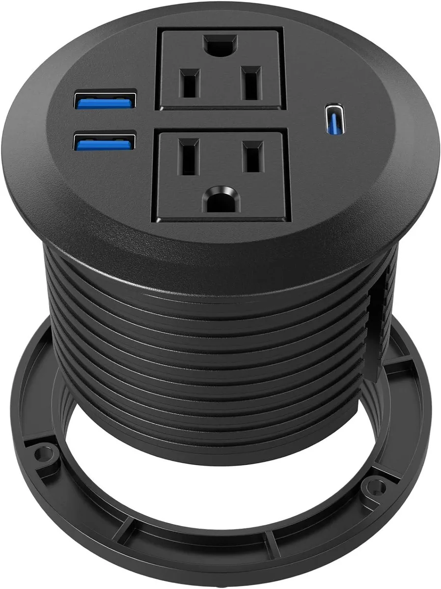 BFKK BFKK Recessed Power Grommet 20W USB-C 125V 12A — product photo
