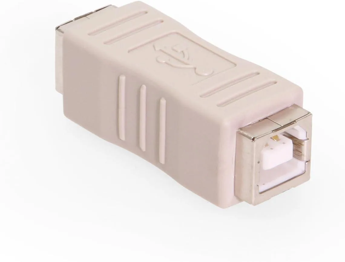 USBGear USBGear USB B Female to B Female Gender Changer USB 2.0 480Mbps Beige — product photo