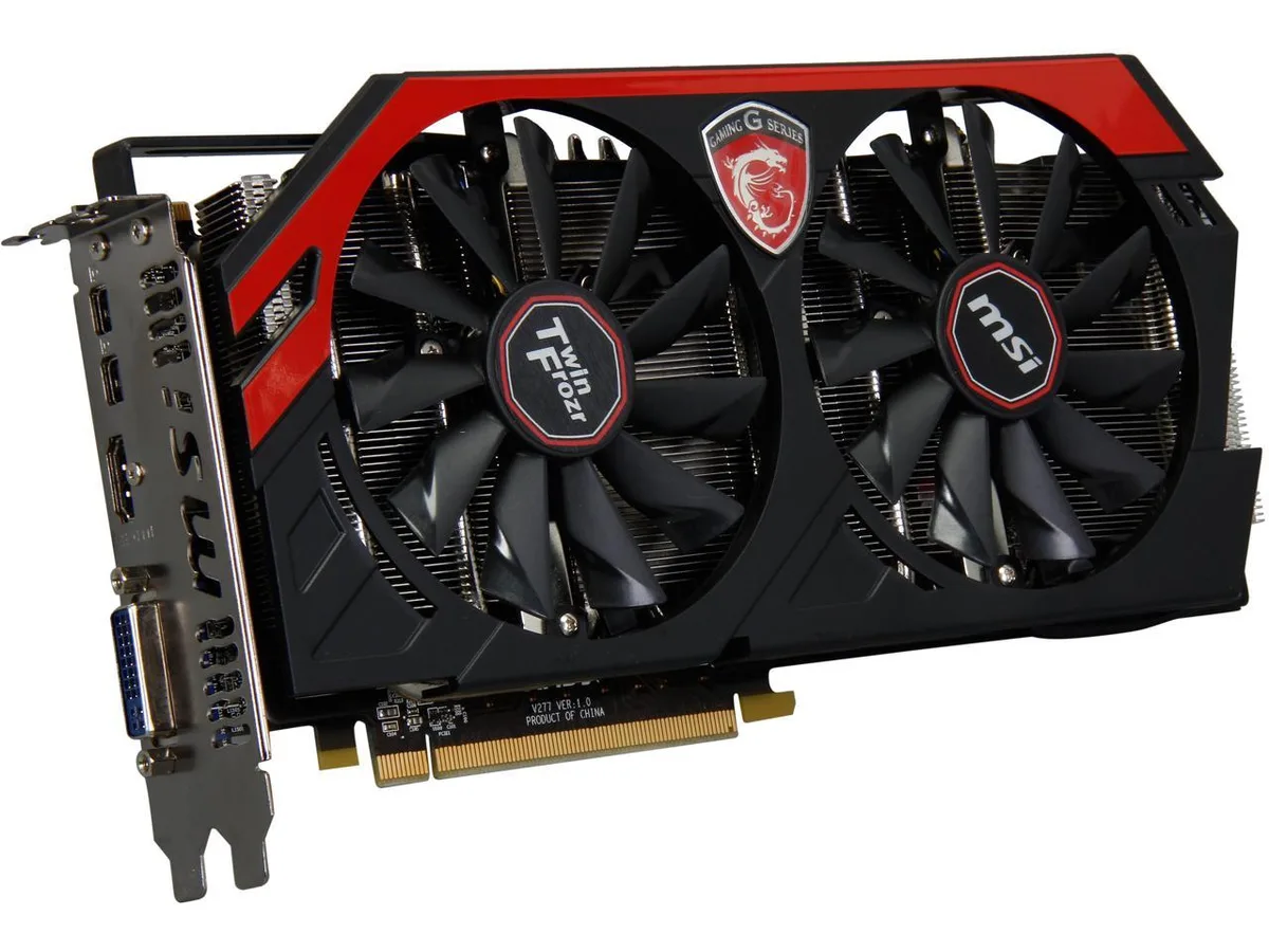 MSI MSI R9 280X Gaming 3G Twin Frozr IV graphics card — product photo