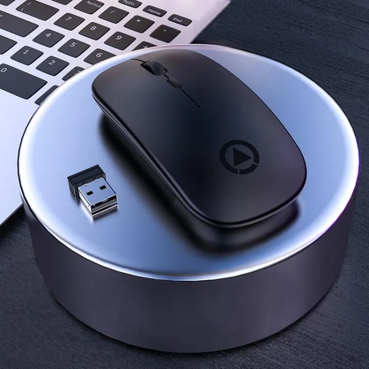 allentian allentian YINDIAO A2 Wireless Mouse 2.4GHz 1600DPI Black — product photo