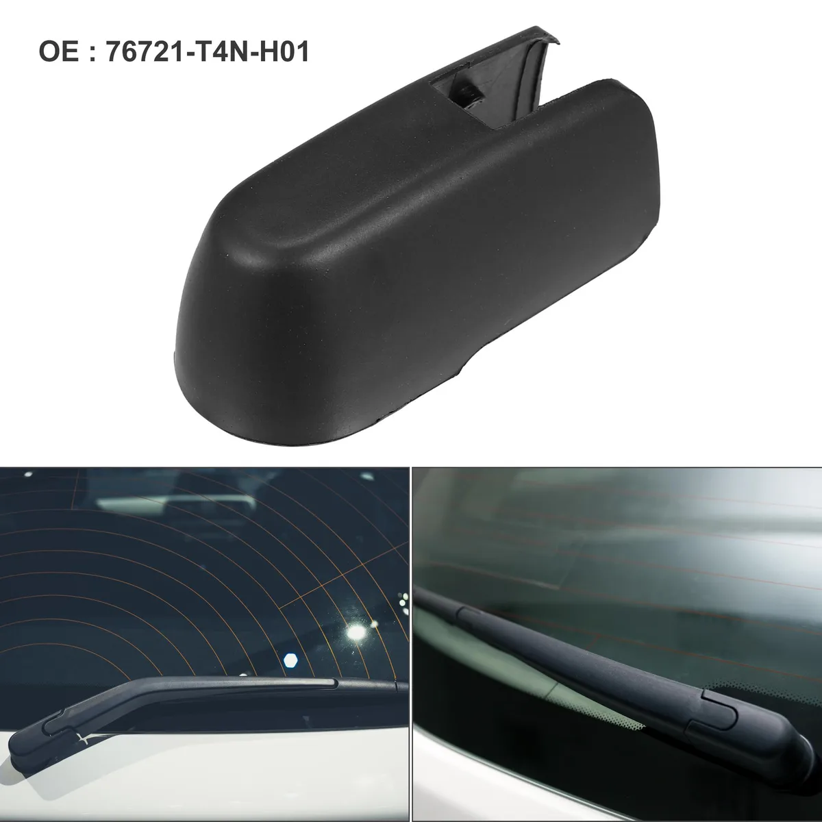 Unique-Bargains Unique-Bargains Rear Wiper Arm Nut Cover Cap for Honda HR-V 2016-2021 Black 1 Pcs — product photo