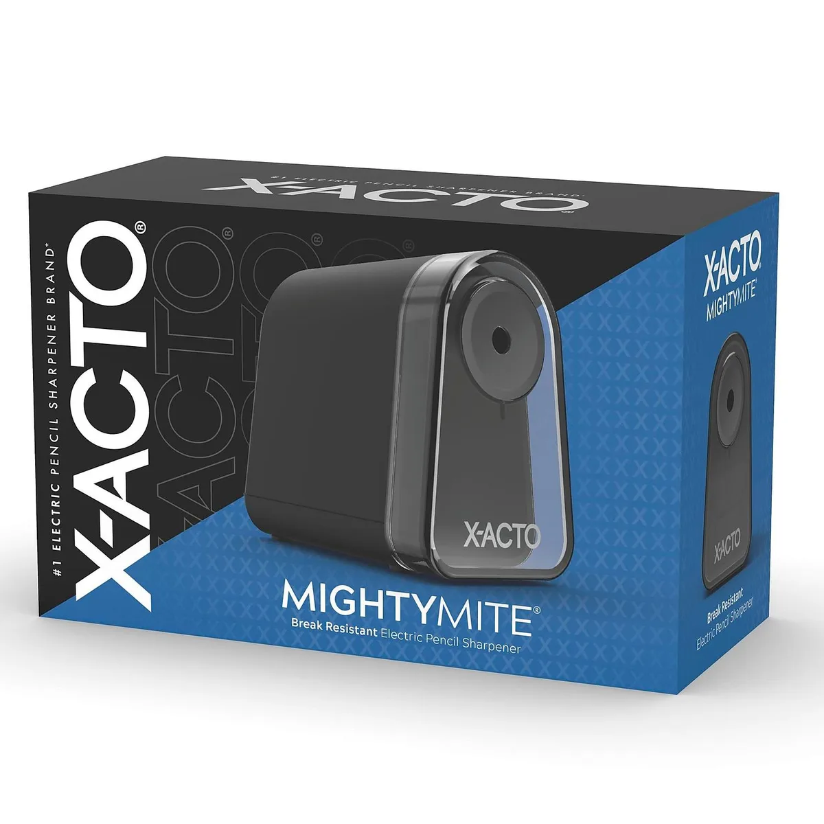 X-ACTO X-ACTO Mighty Mite Electric Pencil Sharpener Black/Silver 19501 — product photo