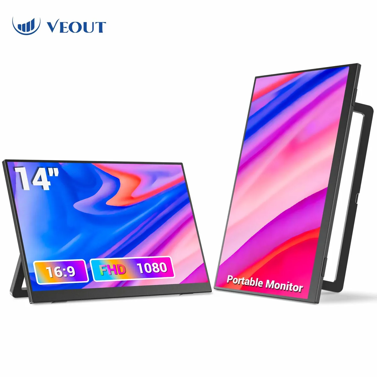 Vielgluck Vielgluck 14" 1080x1920 60Hz 1ms portable gaming monitor — product photo