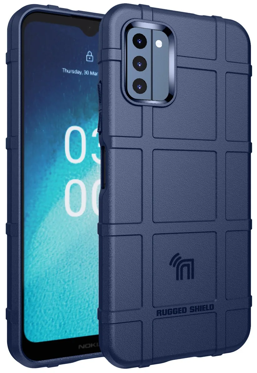 Nakedcellphone Nakedcellphone Special Ops Rugged Shield Tactical Case Navy Blue for Nokia C300 N155DL G100 — product photo