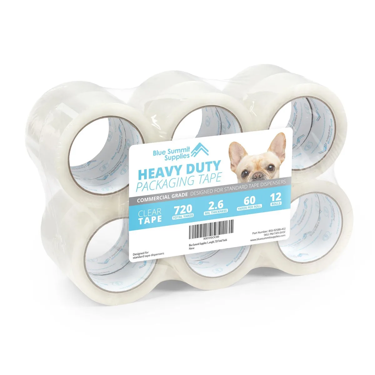  Blue Summit Supplies 12de55 Tape 12 Pack 2.7mil 60 Yard — product photo