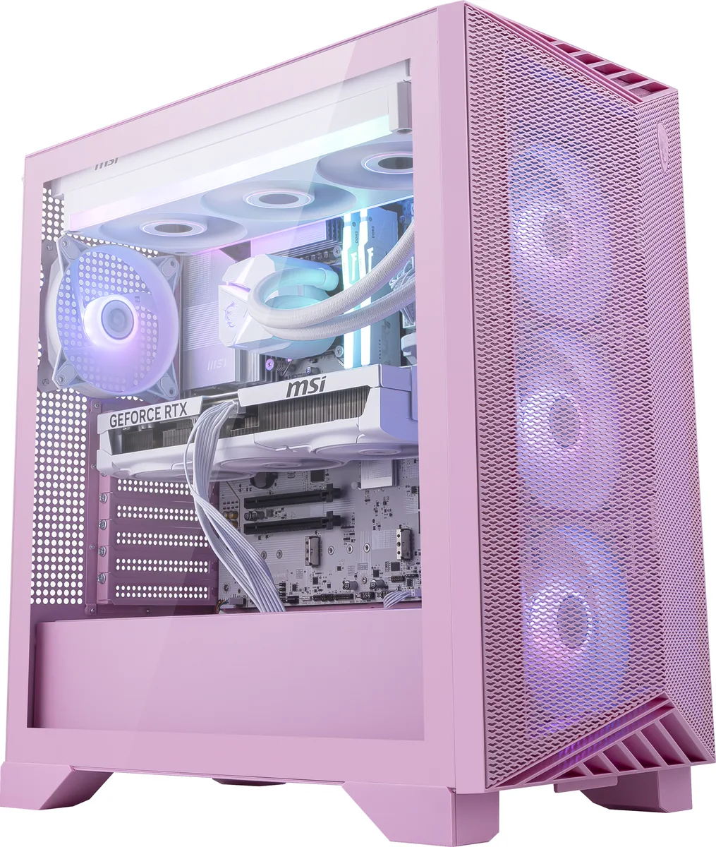 MSI MSI Aegis RS2 AI C2NVM7-2254US gaming PC — Core Ultra 7 270K, RTX 5060 Ti 8GB, 32GB DDR5, 2TB NVMe Gen4 — product photo