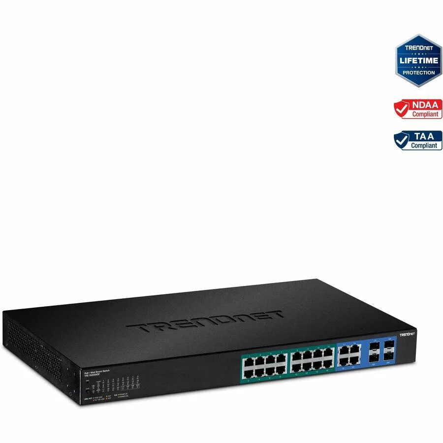 TRENDnet TRENDnet TPE-1620WSF 20-Port Gigabit Web Smart PoE+ Switch — product photo