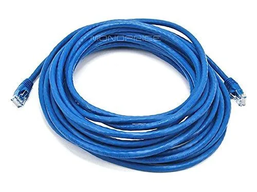 Monoprice Inc. Monoprice Inc. CAT6 Network Ethernet Cable 25 FT 7.6 M Blue 24AWG 550MHz — product photo