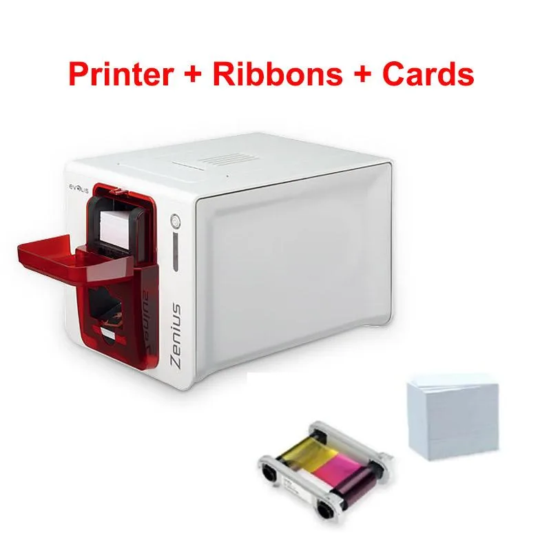 Evolis Evolis Zenius Single Sided Card Printer with R5F008S134 Ribbon — product photo