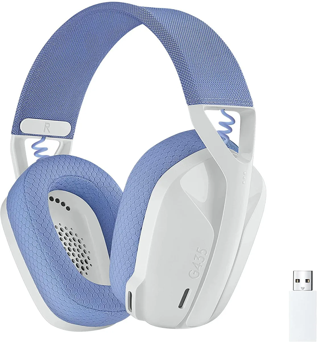 Logitech Logitech G435 Wireless Gaming Headset White 18h 165g — product photo