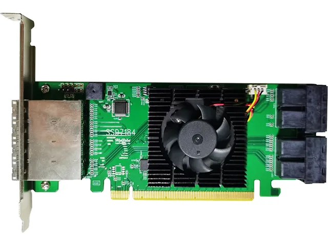 HighPoint Technologies, Inc. HighPoint SSD7184 RAID controller PCIe 3.0 x16 8-channel U.2 — product photo
