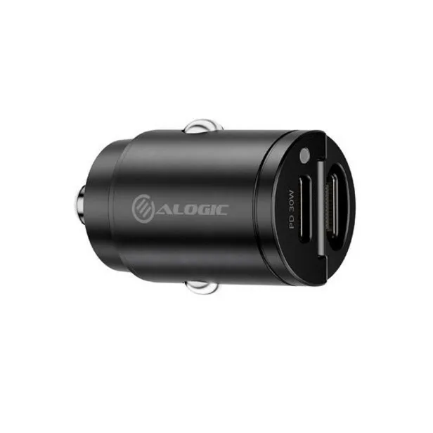 ALOGIC ALOGIC CRCC30 30W car charger twin USB-C 12W simultaneous — product photo