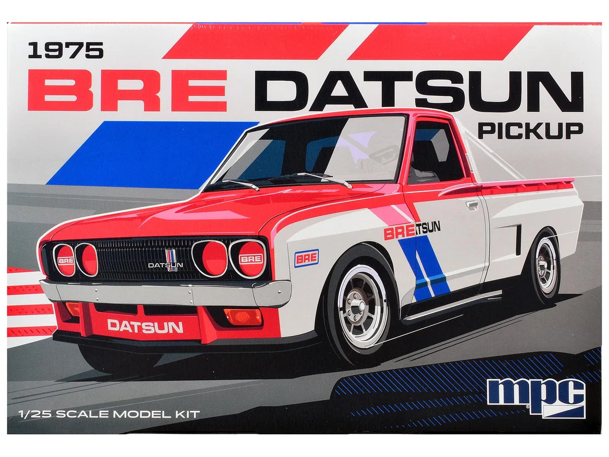Mpc Mpc 1975 Datsun Pickup Truck "BRE" 1/25 Scale Model Kit hobby collectible — product photo