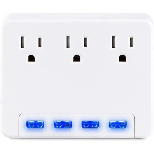 CyberPower CyberPower P3WU surge protector 3 outlets 4 USB ports — product photo