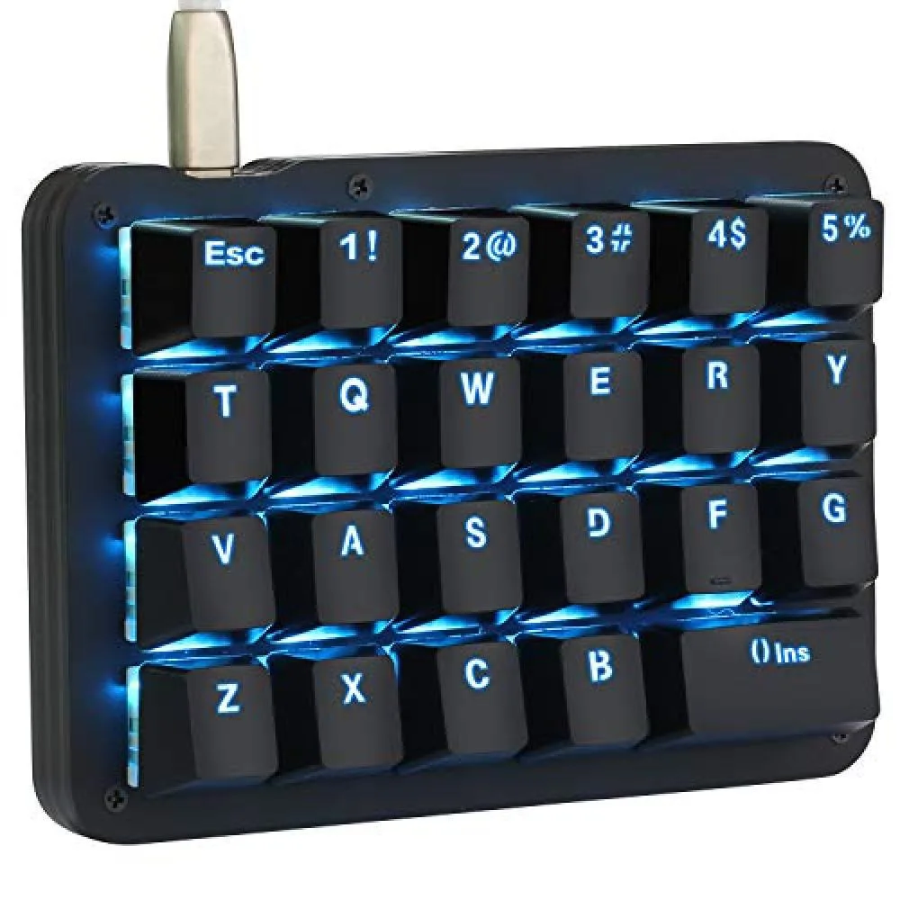 Koolertron Koolertron 23-key programmable macro keyboard blue axis black — product photo