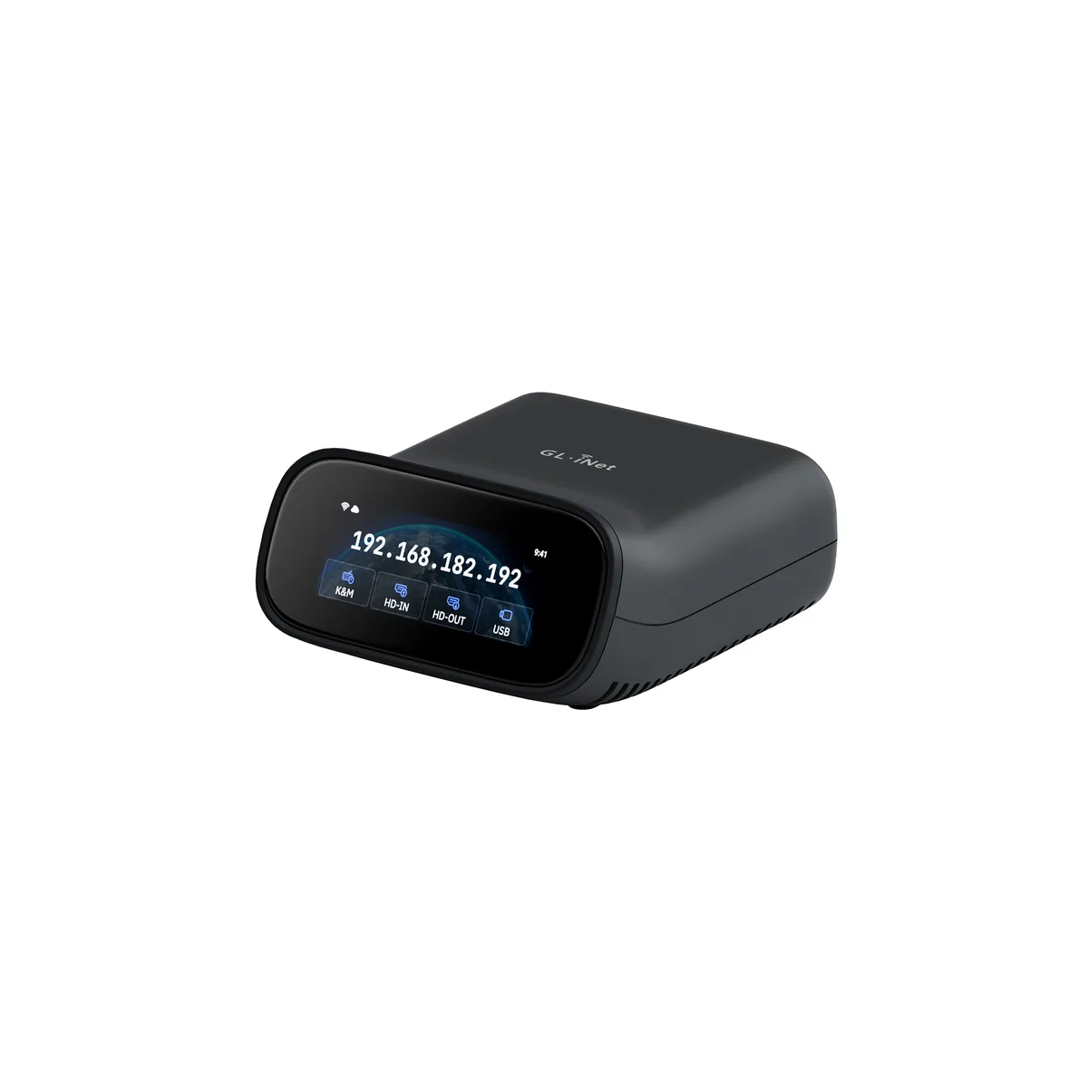 GL.iNet GL.iNet GL-RM10 KVM Switch 4K 30fps Wi-Fi 6 Touchscreen 32GB eMMC — product photo