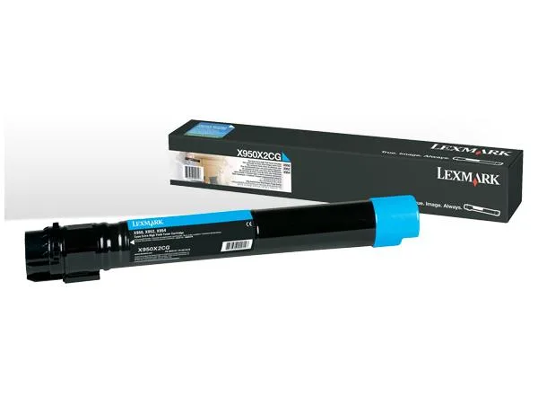 Lexmark Lexmark X950X2CG Cyan High Yield Ink Cartridge — product photo