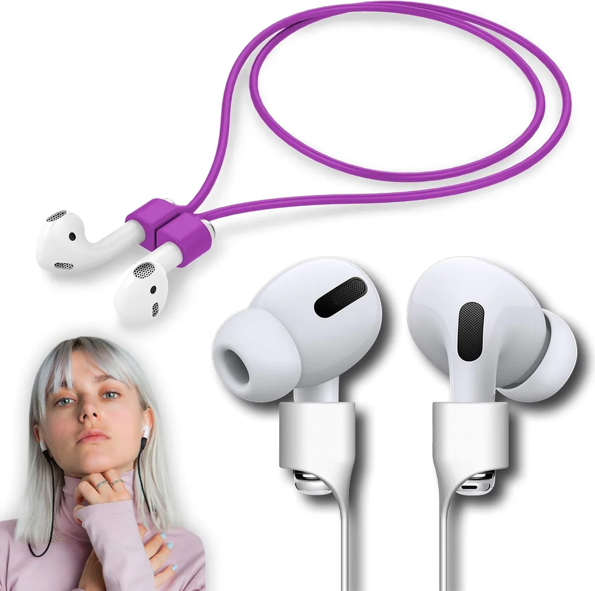 MCHOSE MCHOSE Magnetic AirPods Strap Purple — product photo