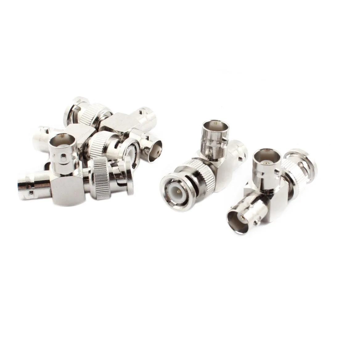 Unique-Bargains Unique-Bargains BNC 1 Male to 2 Female Tee Adapter 5pcs — product photo