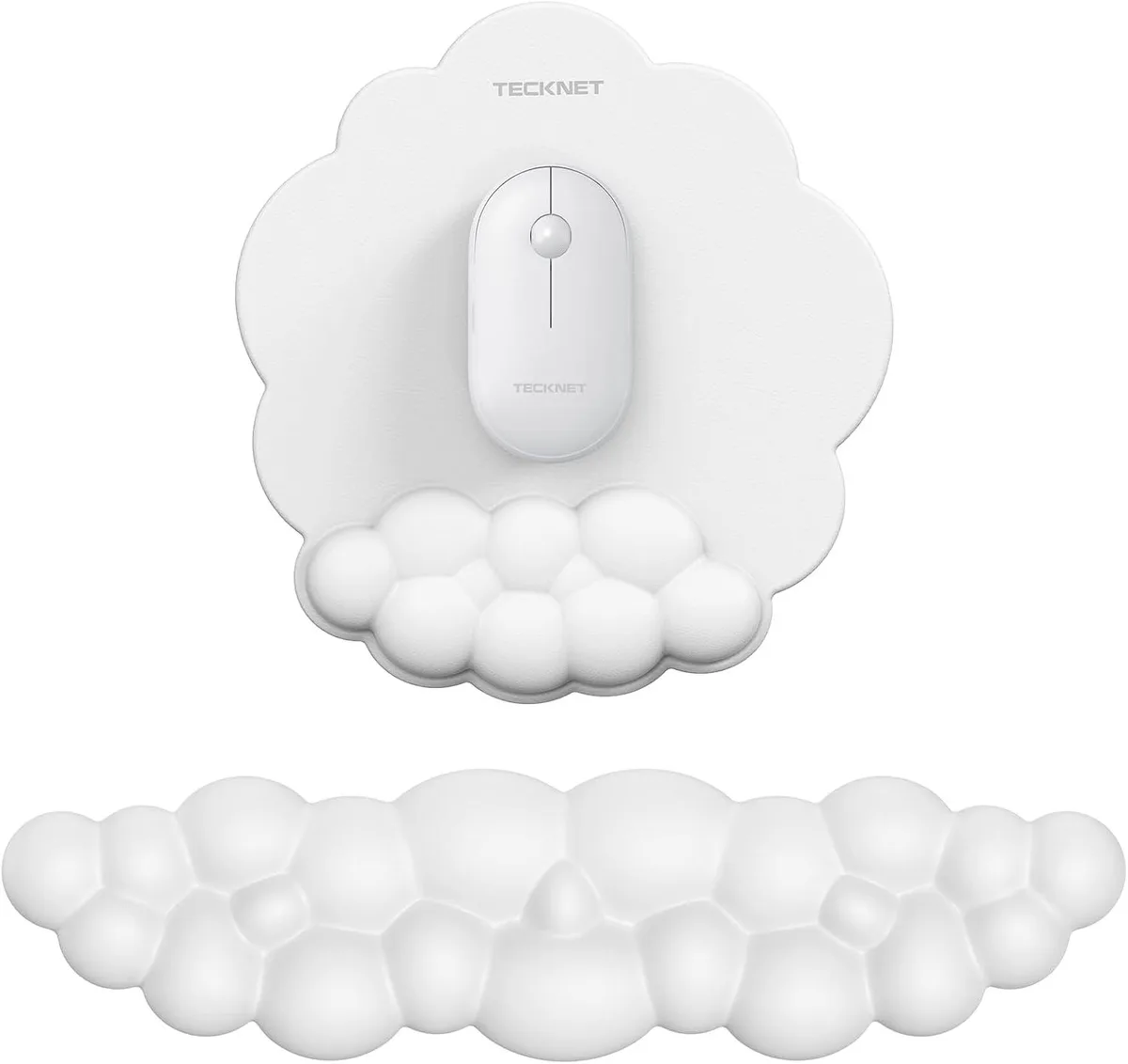 Emerson Emerson Cloud Mouse Pad with Wrist Rest White — product photo