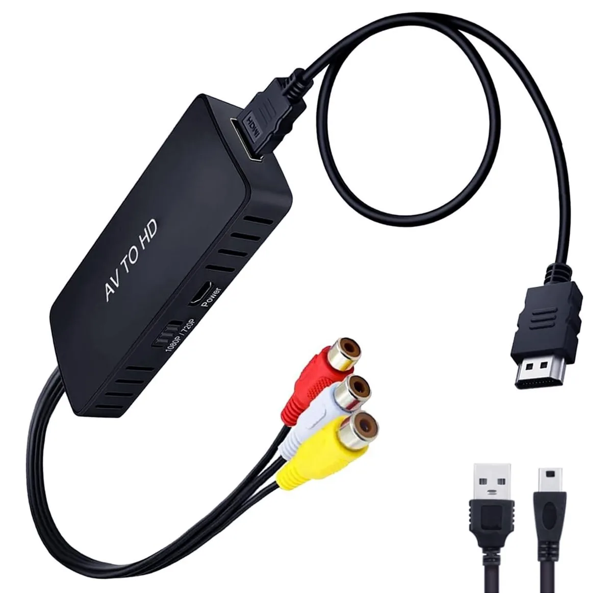  AVer av2hdmi RCA to HDMI Converter 1080P 60Hz Black — product photo