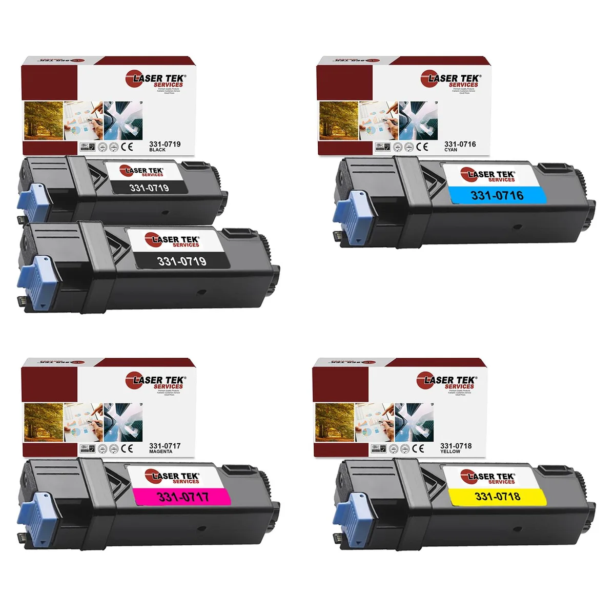 Laser Tek Services Laser Tek Services 2150 Compatible Toner Cartridge 5PK — product photo