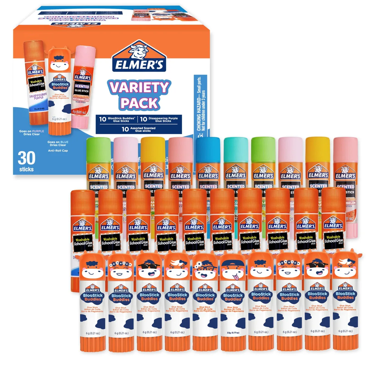  Elmer's SAP_2213791 Glue Sticks Variety Pack 30 Count — product photo