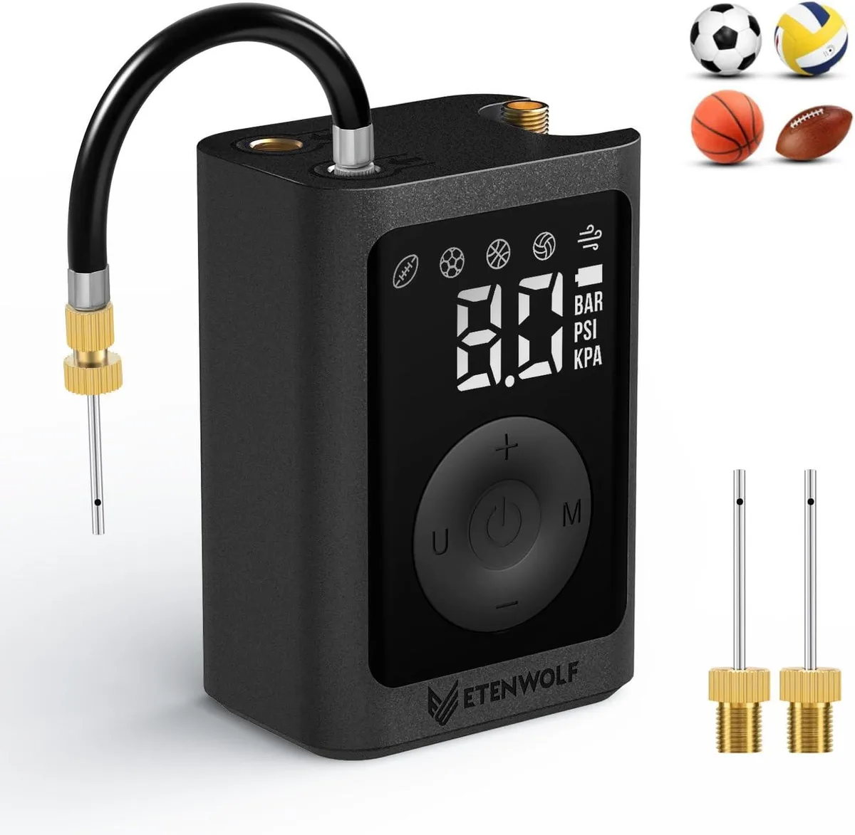 ETENWOLF ETENWOLF P300 Plus Ball Pump 3200 mAh Black — product photo
