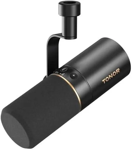 TONOR TD510+ XLR/USB Dynamic Microphone Black — product photo
