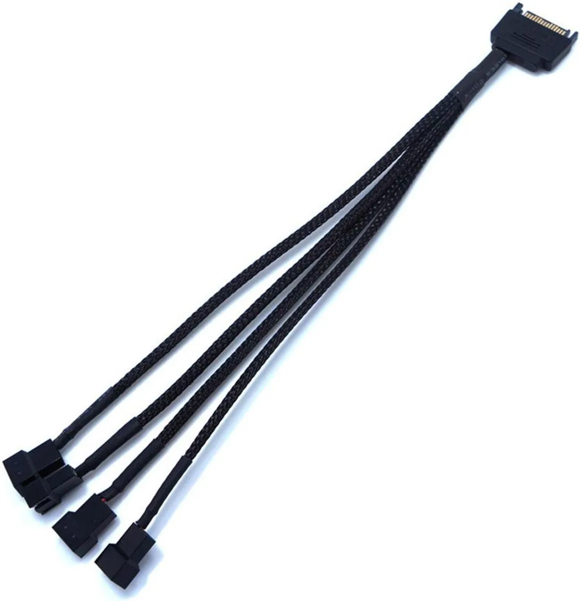 Vszerda Vszerda SATA to 4× 3/4-Pin Fan Cable 11" 5-Pack — product photo