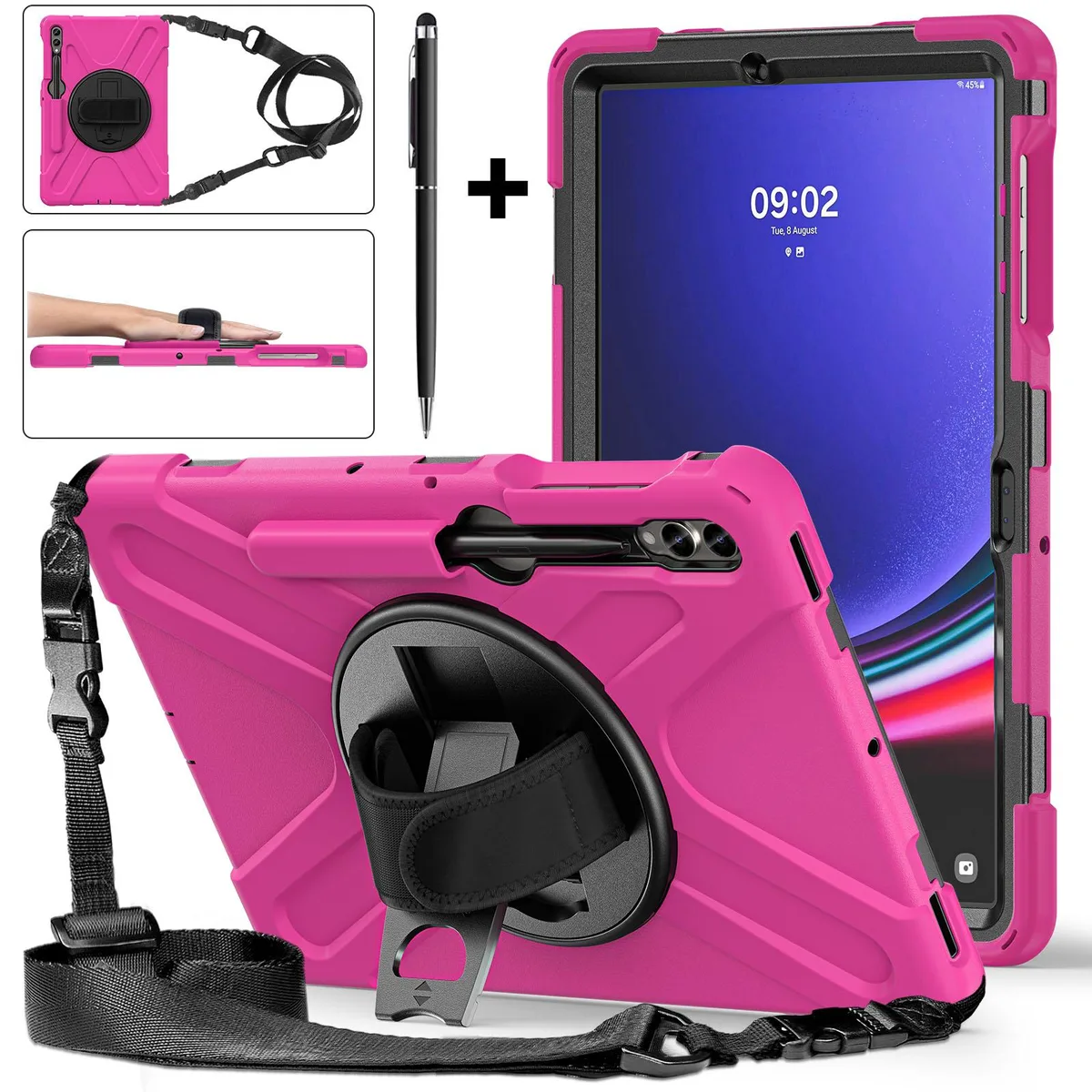 Werleo Werleo SM-X810/SM-X816B/SM-X818U laptop case Rose Red 12.4 inch — product photo