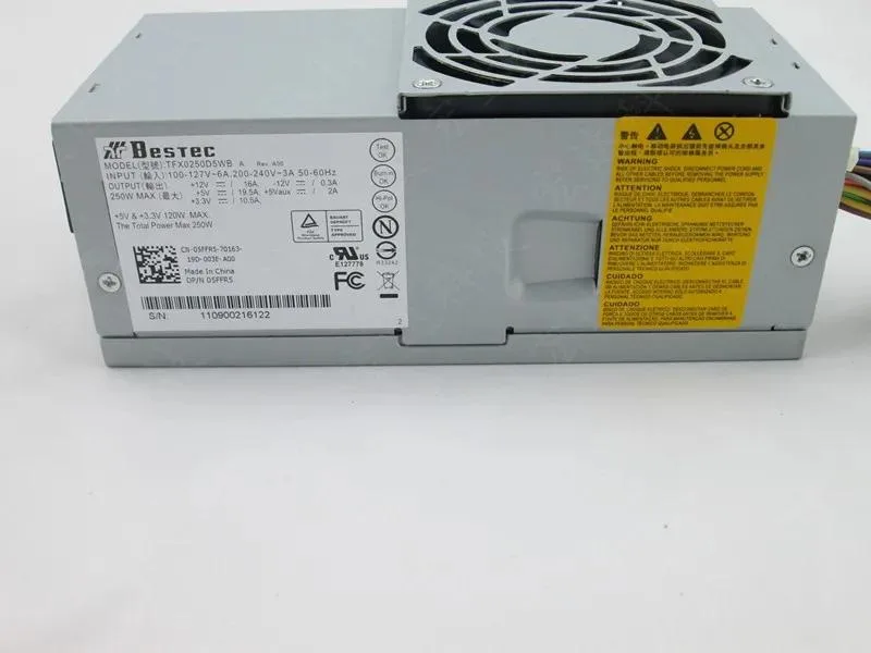 Supersuperuncle Supersuperuncle Dell TFX0250P5W PC6038 200s 220s 230s 530s 531s server power supply — product photo
