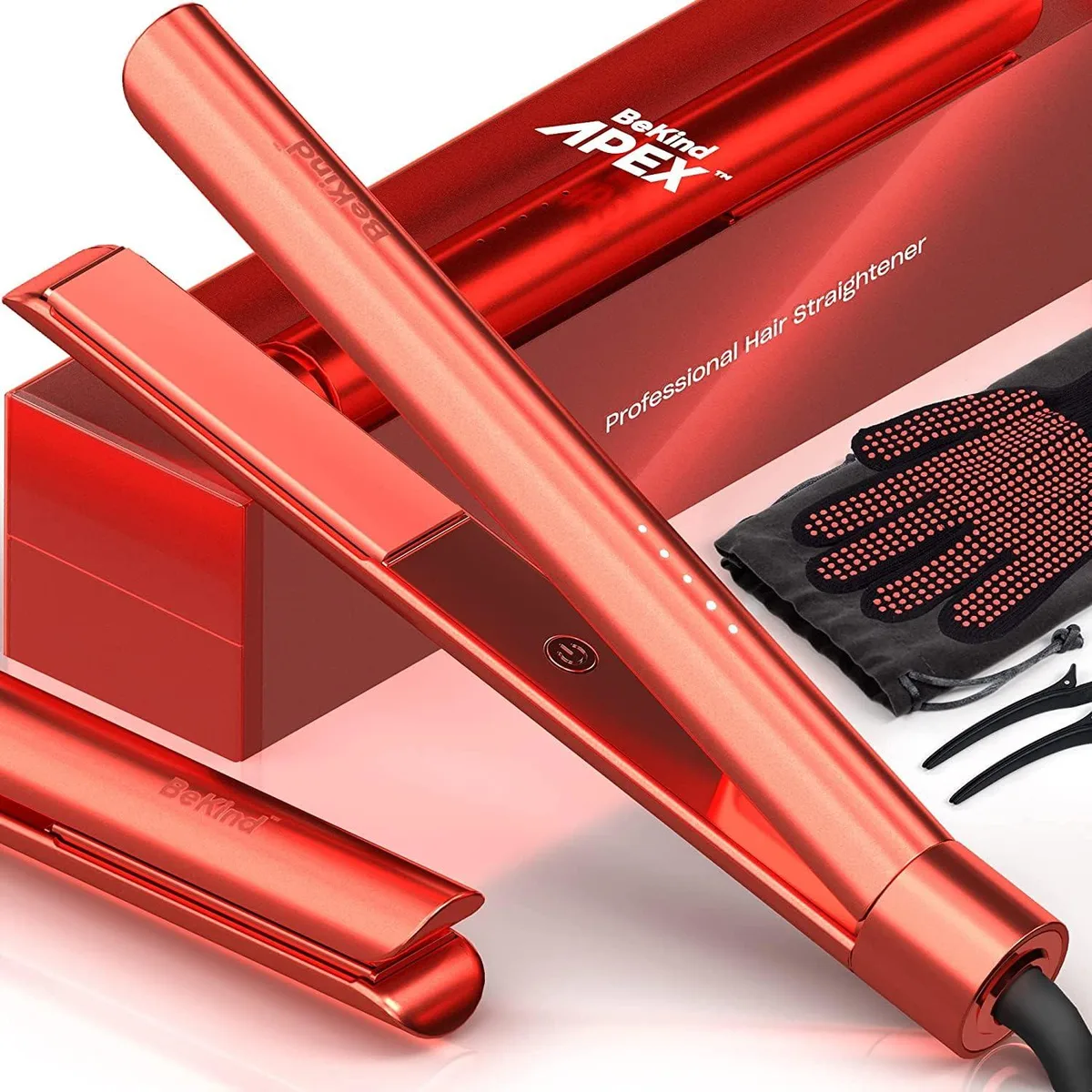 Coral 2-in-1 hair straightener and curler with floating plates