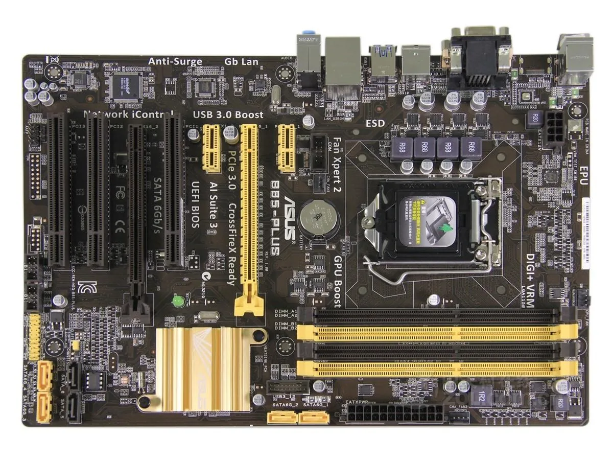 ASUS ASUS B85-PLUS Intel B85 motherboard DDR3 32GB LGA 1150 ATX — product photo