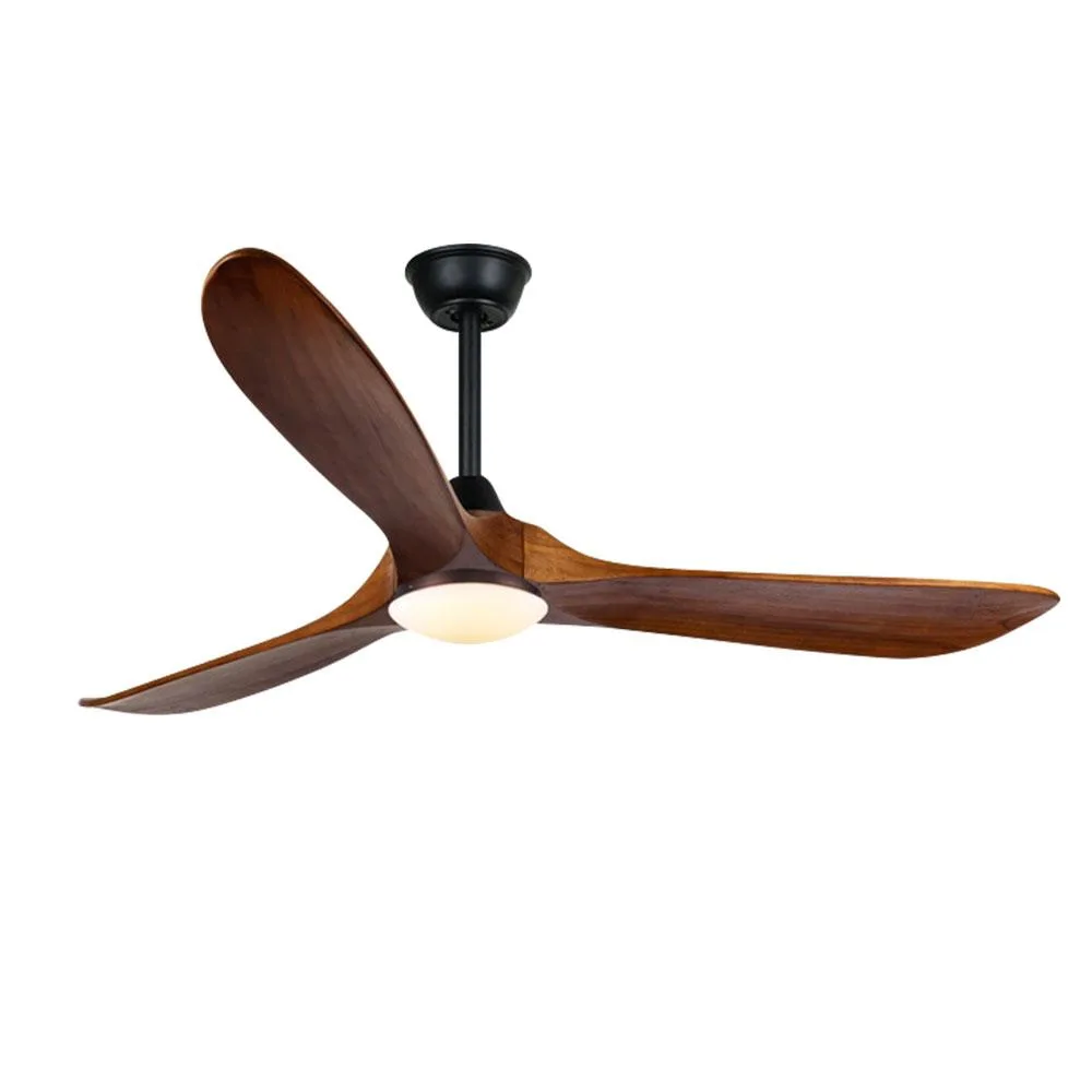 SHREEFINDEE SHREEFINDEE 301L 52in Ceiling Fan 3 Blade Walnut Remote — product photo