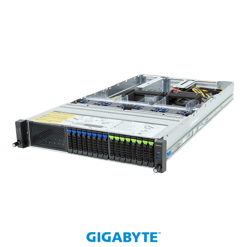 GIGABYTE GIGABYTE R283-ZF1-ACL1 barebone server 24 DDR5 2.5 NVMe SATA SAS — product photo