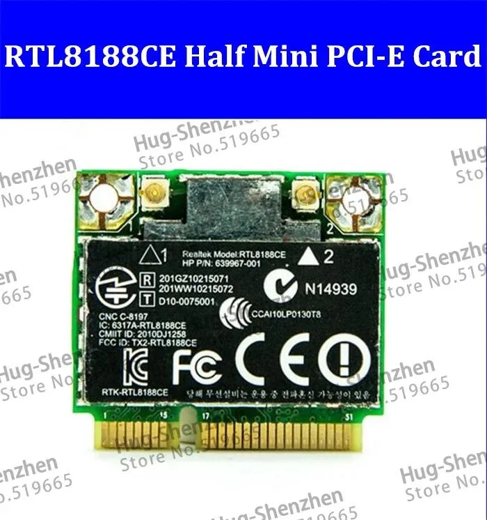 TOPLAB TOPLAB RTL8188CE Half Mini PCI-E Wireless-N Wi-Fi adapter 640926-001 — product photo