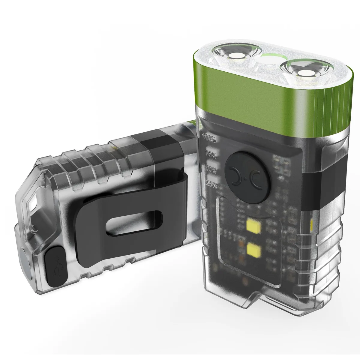 DNBeffulgent DNBeffulgent MNX1-07 2 Pack Green 500lm 10 Modes — product photo