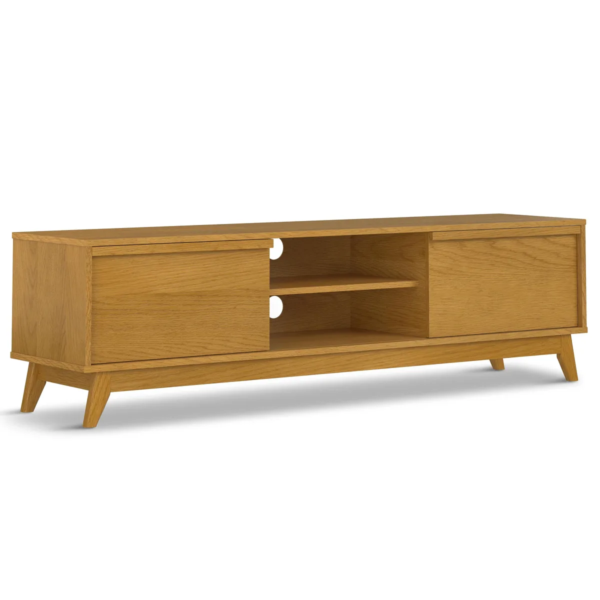 tuphen tuphen Lennon 72 inch Low TV Stand Oak — product photo
