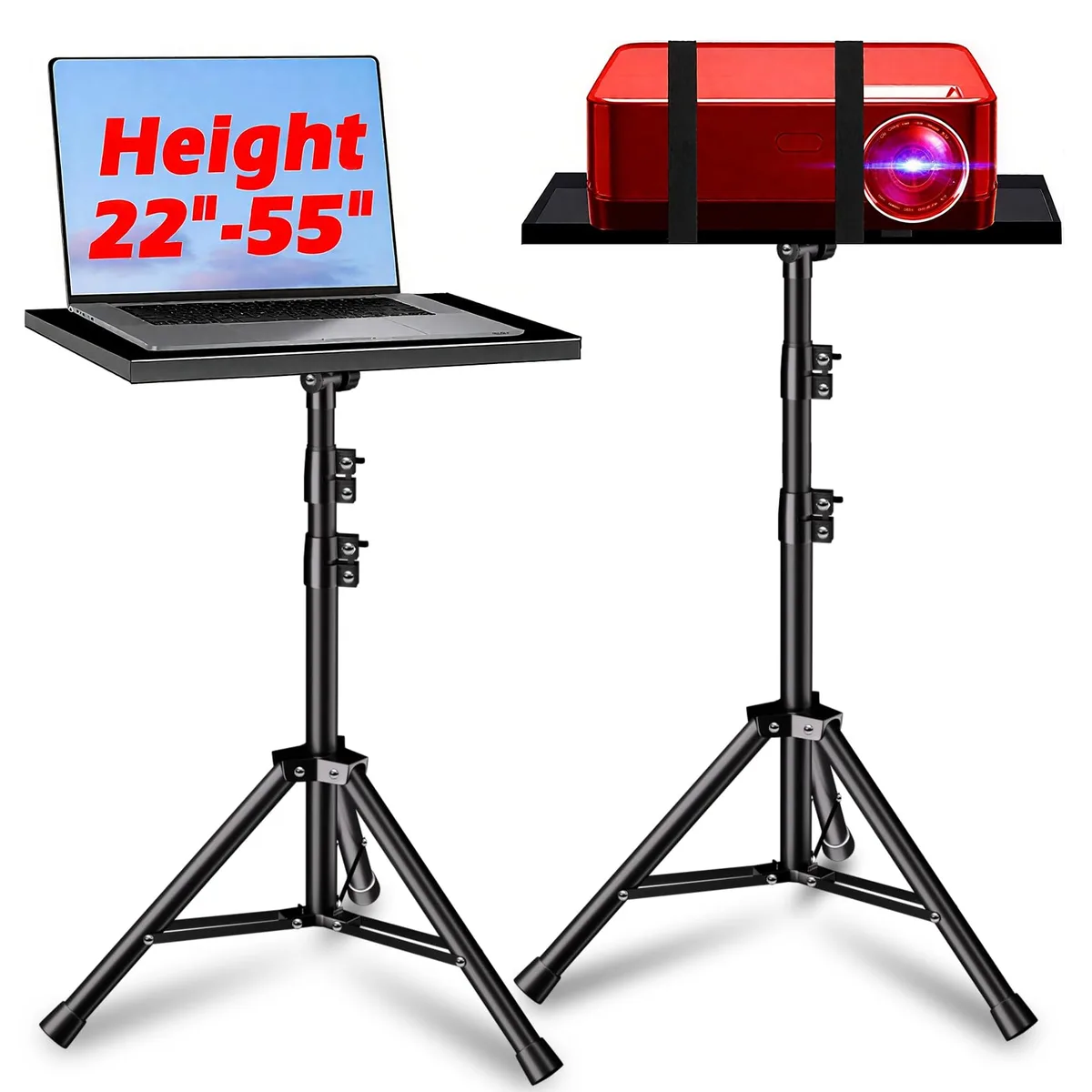  Avid S6 Projector Stand 33LB 22-55" Height Adjustable Black — product photo
