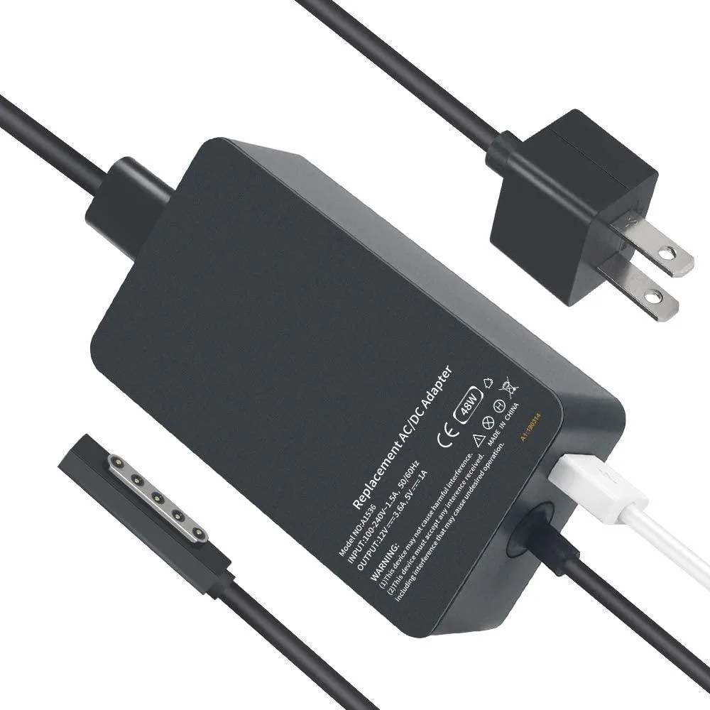myVolts myVolts 1512 12V 3.6A 48W AC adapter for Surface Pro 1 2 — product photo