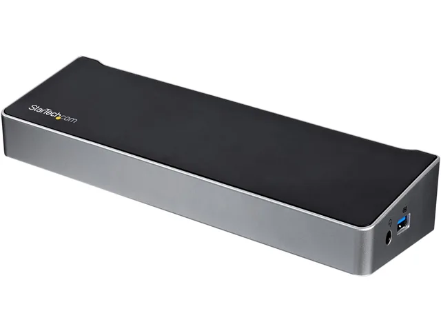 STARTECH STARTECH USB3DOCKH2DP Triple Monitor Docking Station 2DP HDMI 5USB 3.0 4K — product photo