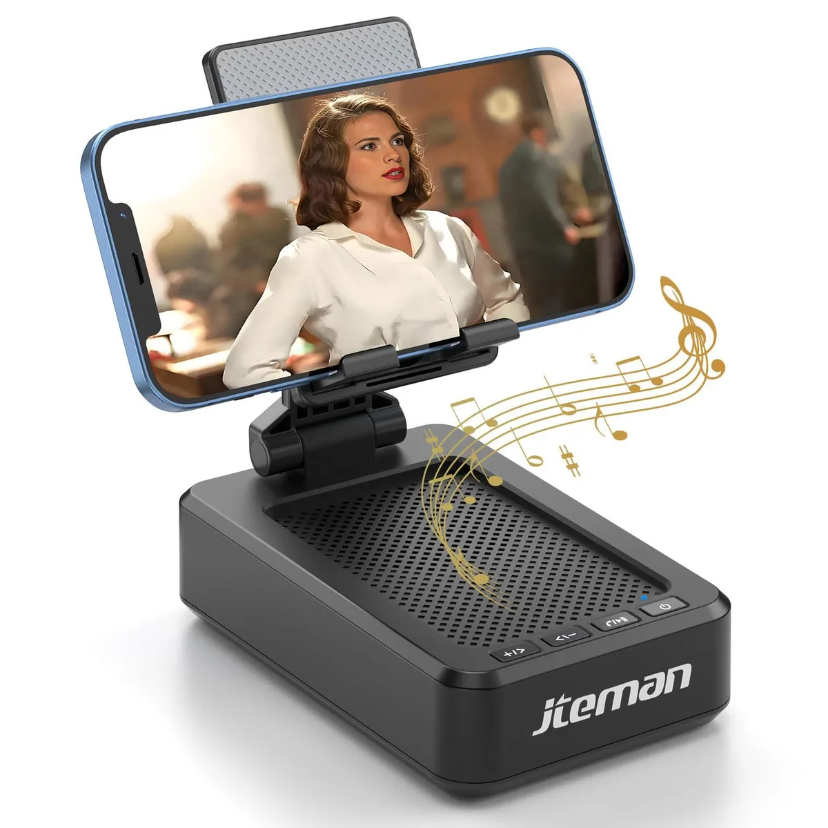  JTEMAN L9 Samsung Gala Foldable Phone Mount Black 5.35 x 3.5 x 1.89 in 0.72 lb — product photo